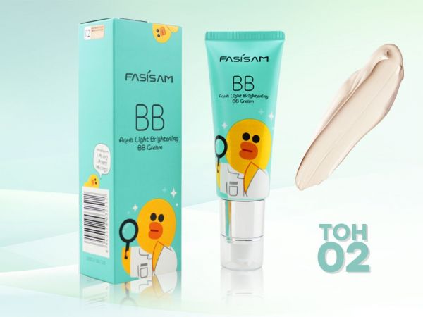 Mattifying BB cream for face FASISAM Line Sally (fluid), 60 g, TONE 02 wholesale